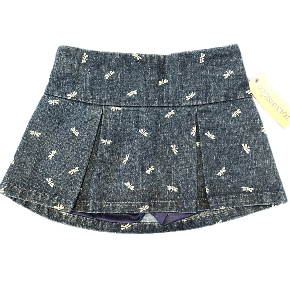 2 for $10 ⭐️ NWT Toddler Girl Denim Pleated Firefly Jean Skort